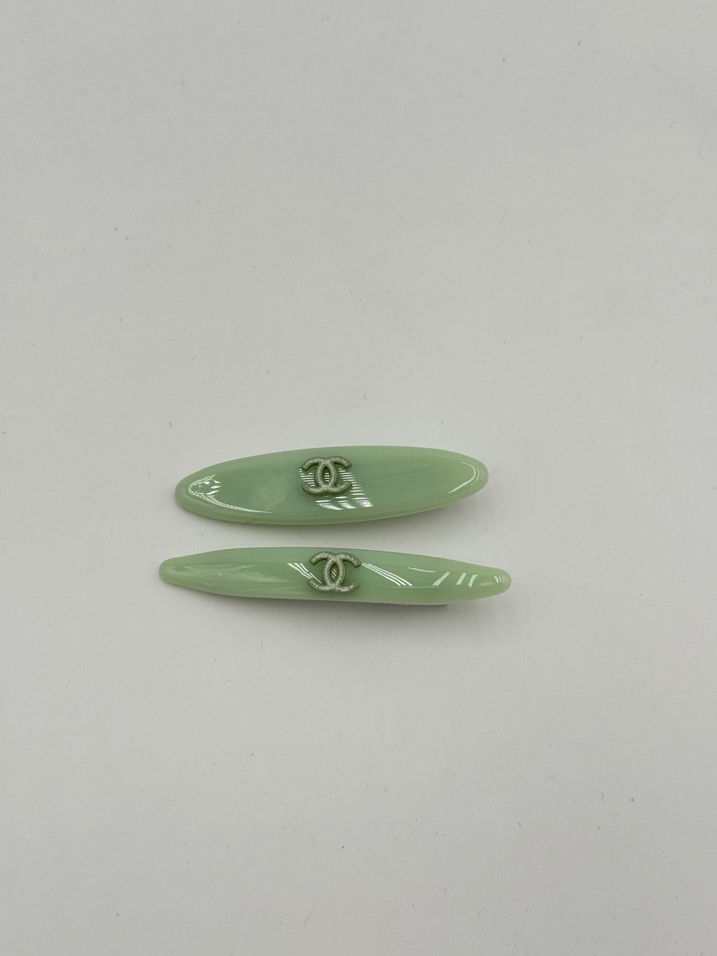 Coppia clip verde