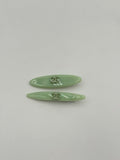 Coppia clip verde