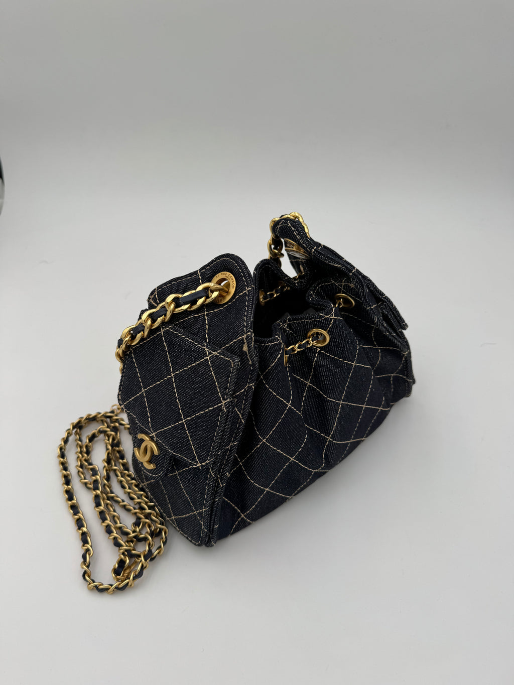 Borsa chany 22cm denim