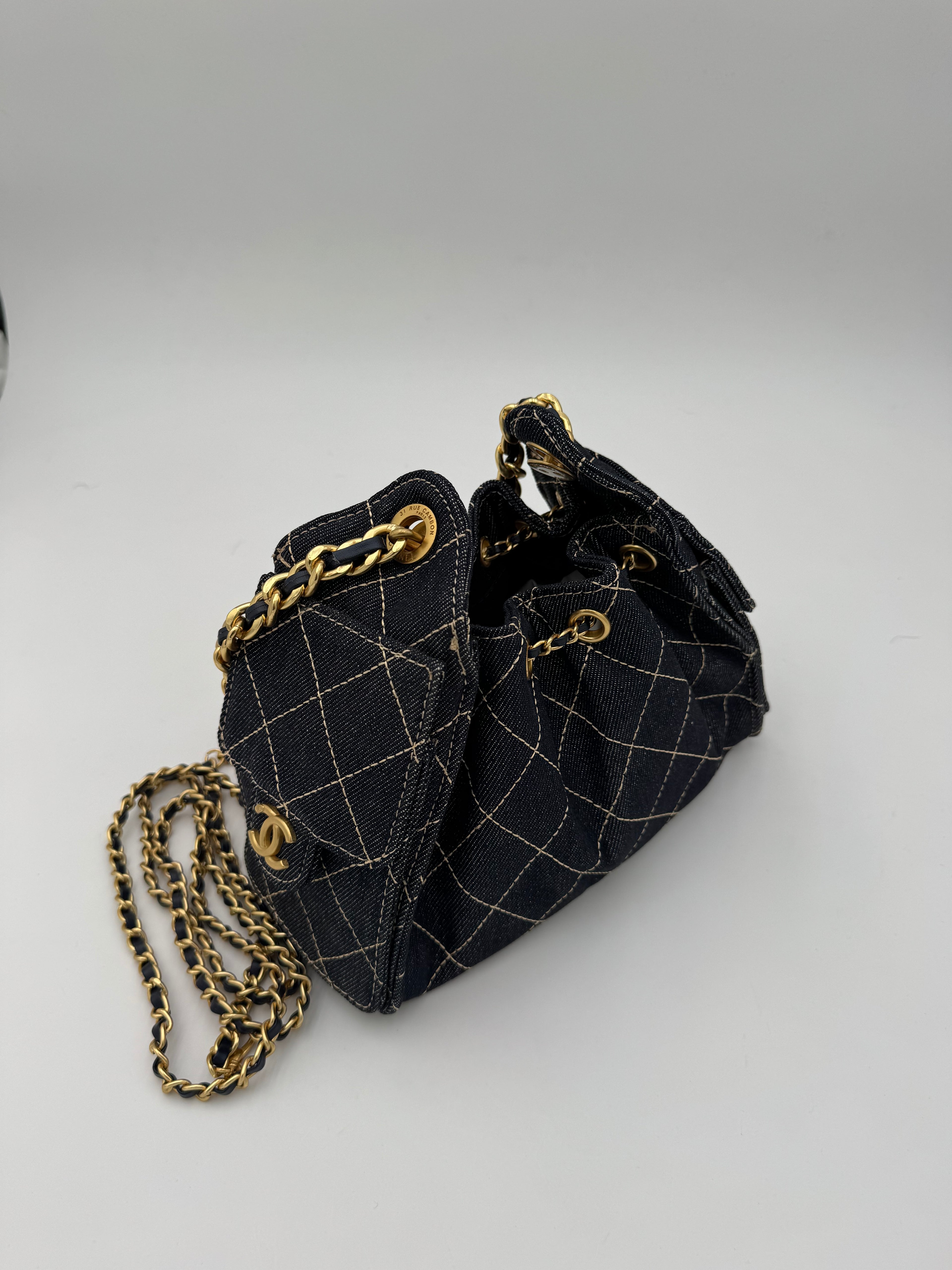 Borsa chany 22cm denim