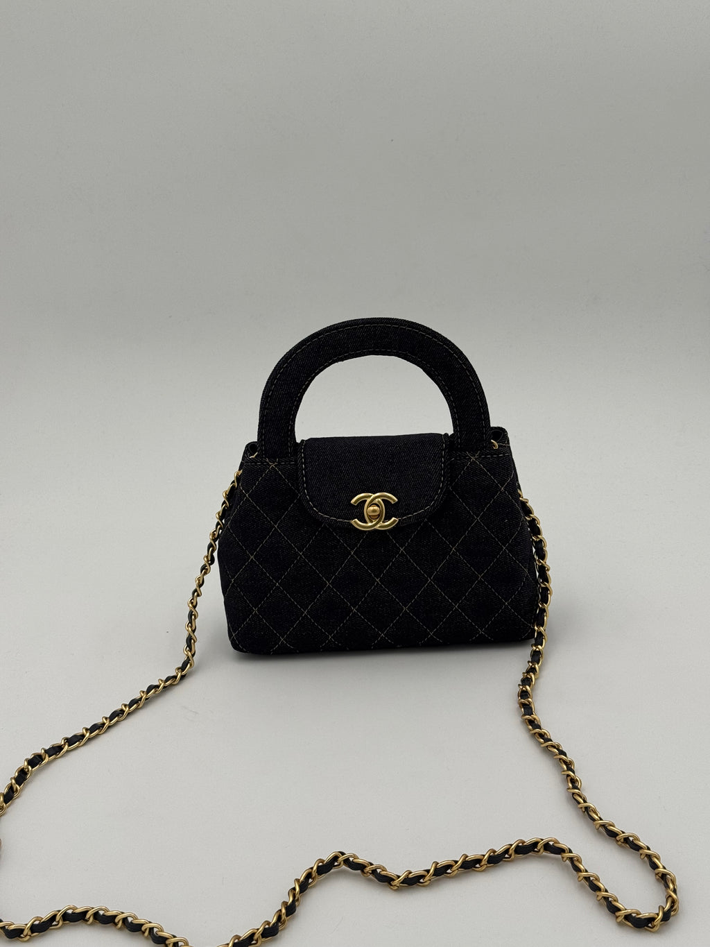 Borsa chan denim 20cm