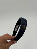 Cerchietto love denim scuro