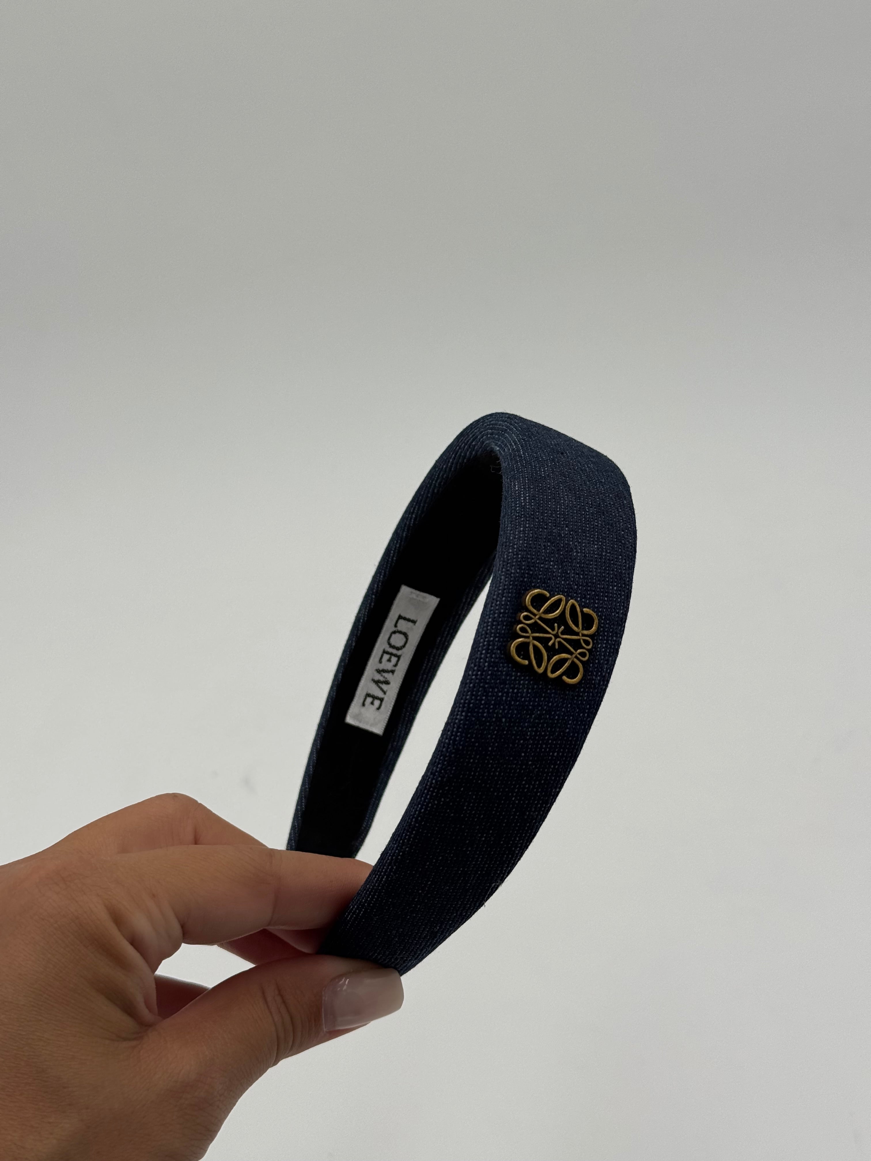 Cerchietto love denim scuro