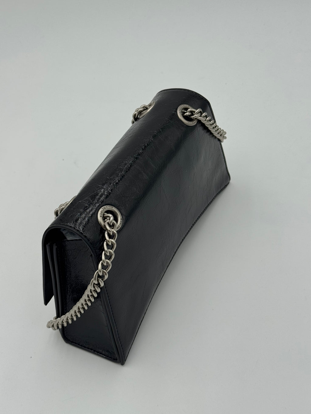 Borsa bale 23cm argento