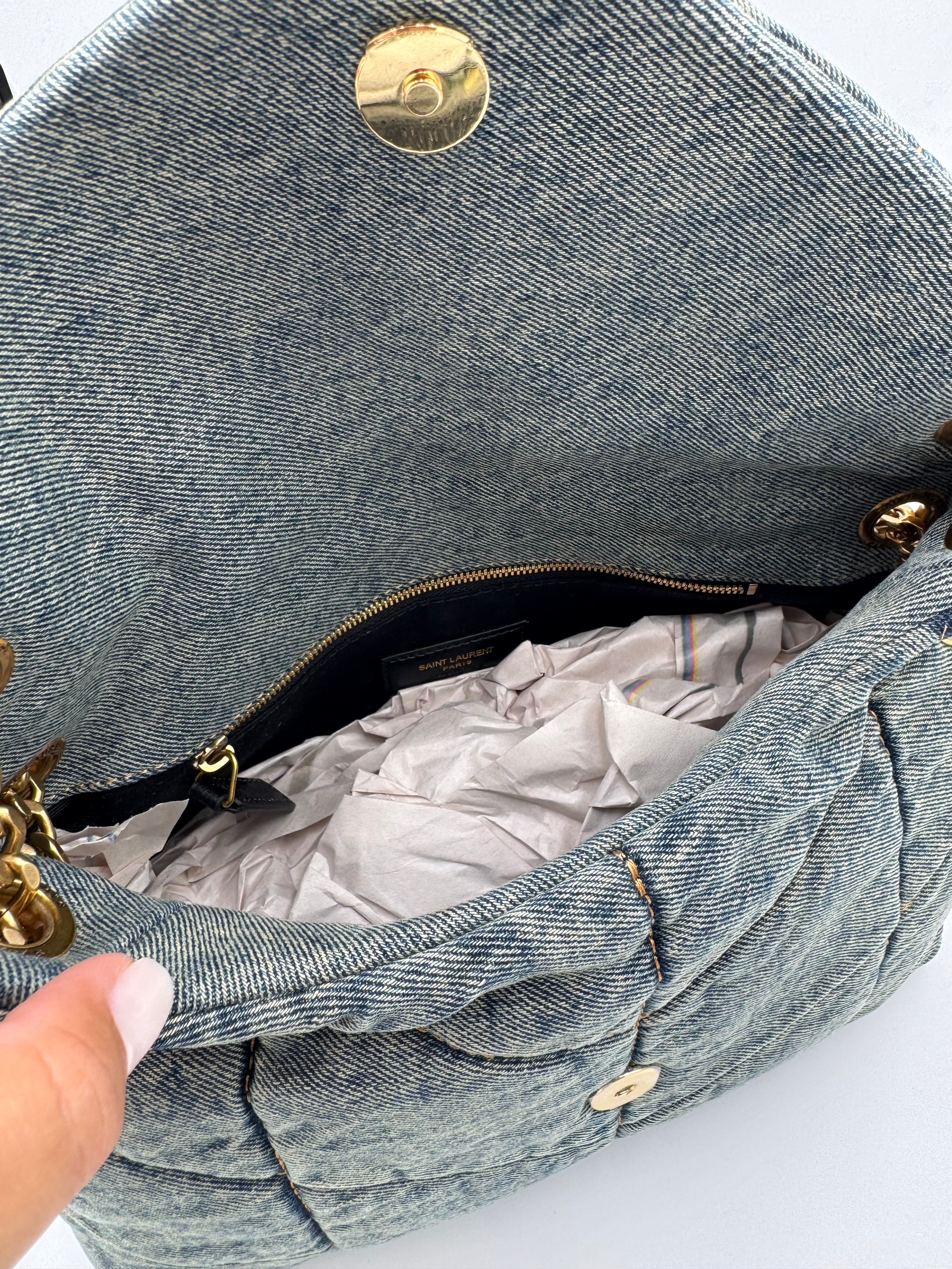 Borsa laury denim 28cm