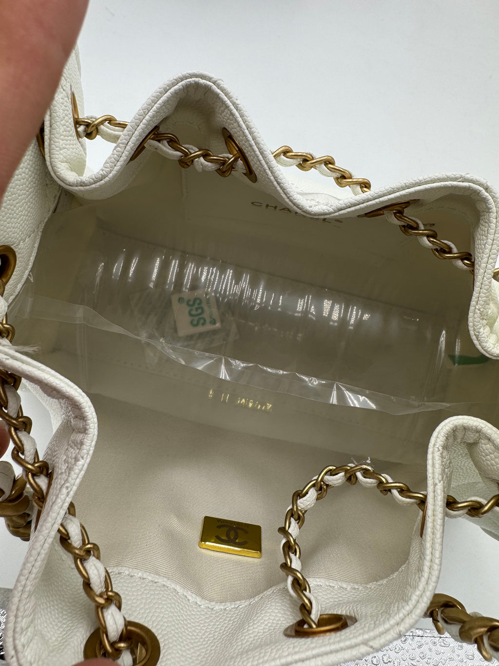 Borsa Chany white 22cm