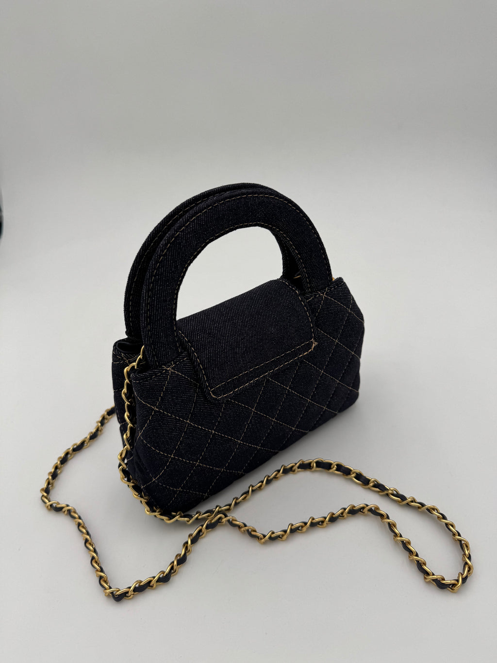 Borsa chan denim 20cm