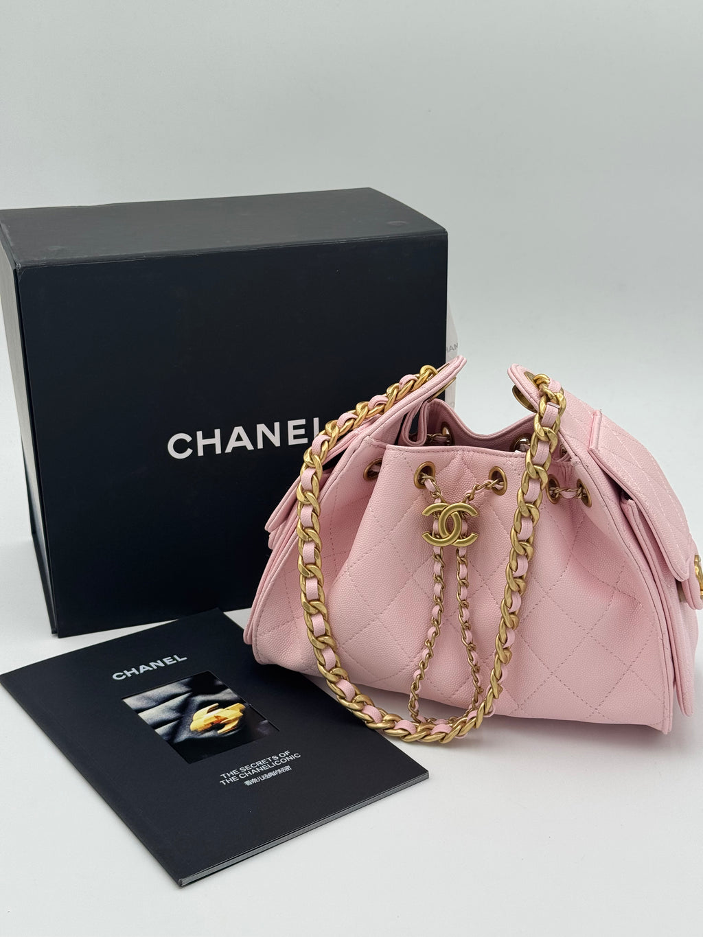 Borsa channy 22cm pink
