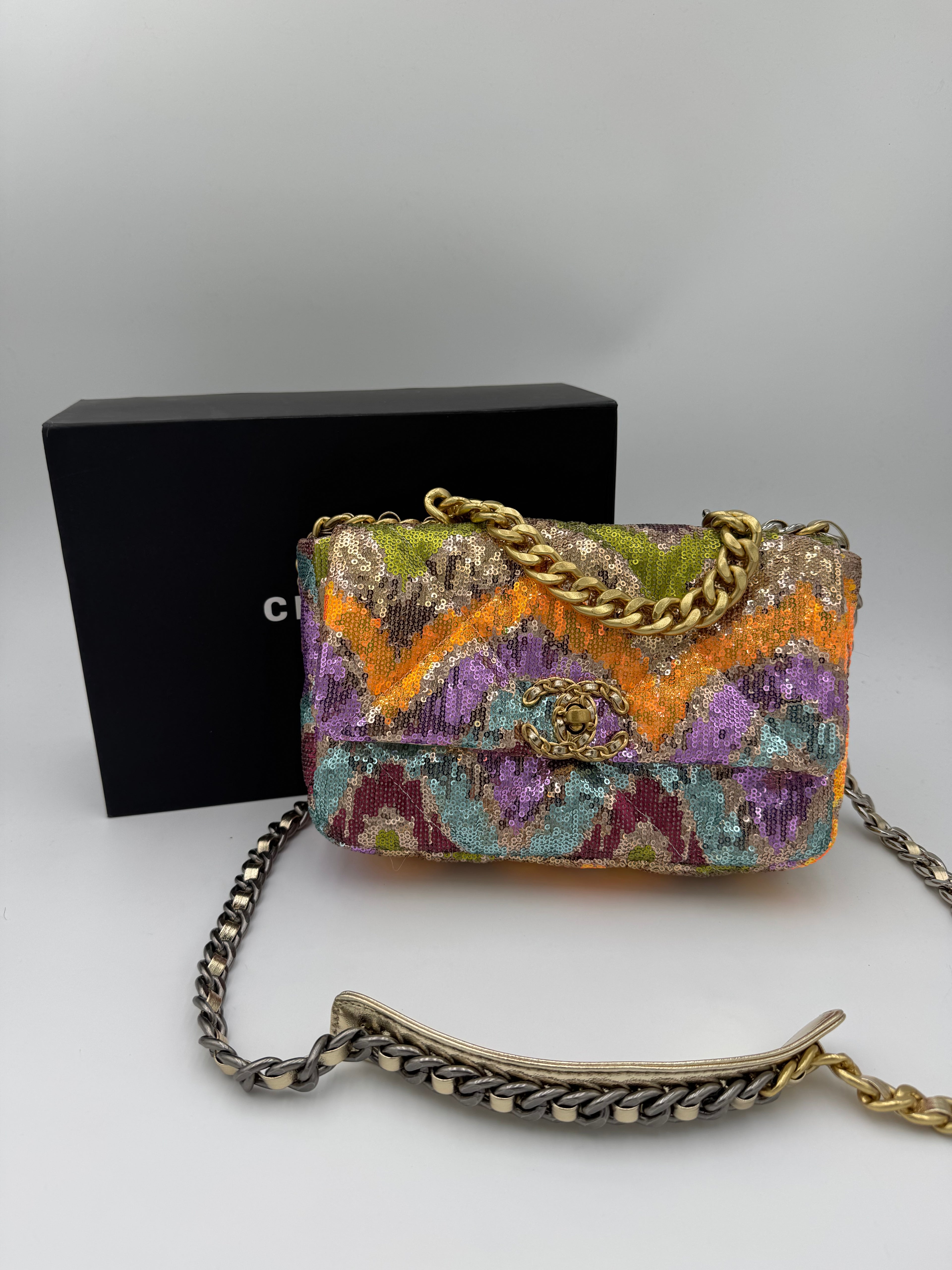 Borsa paillettes 25cm