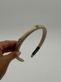 Cerchietto chany raso beige