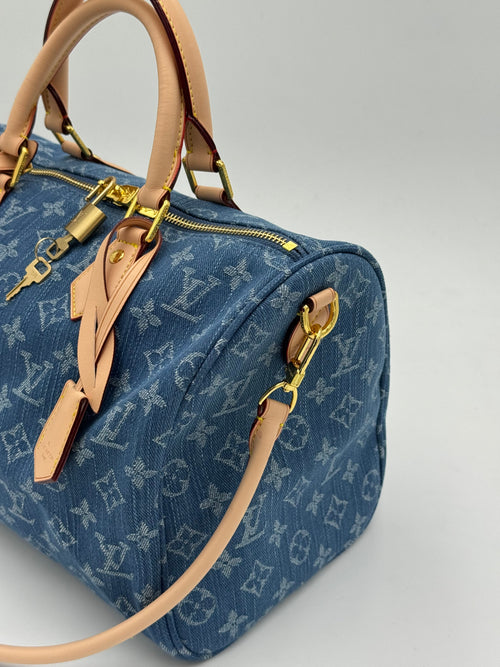 Baule denim scuro 30cm