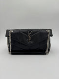 Borsa puff argento 30cm