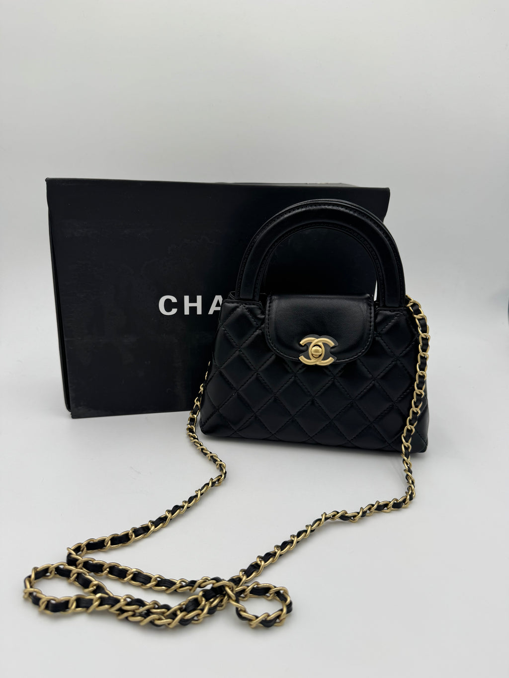 Borsa kelly black 20cm
