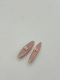 Coppia clip rosa