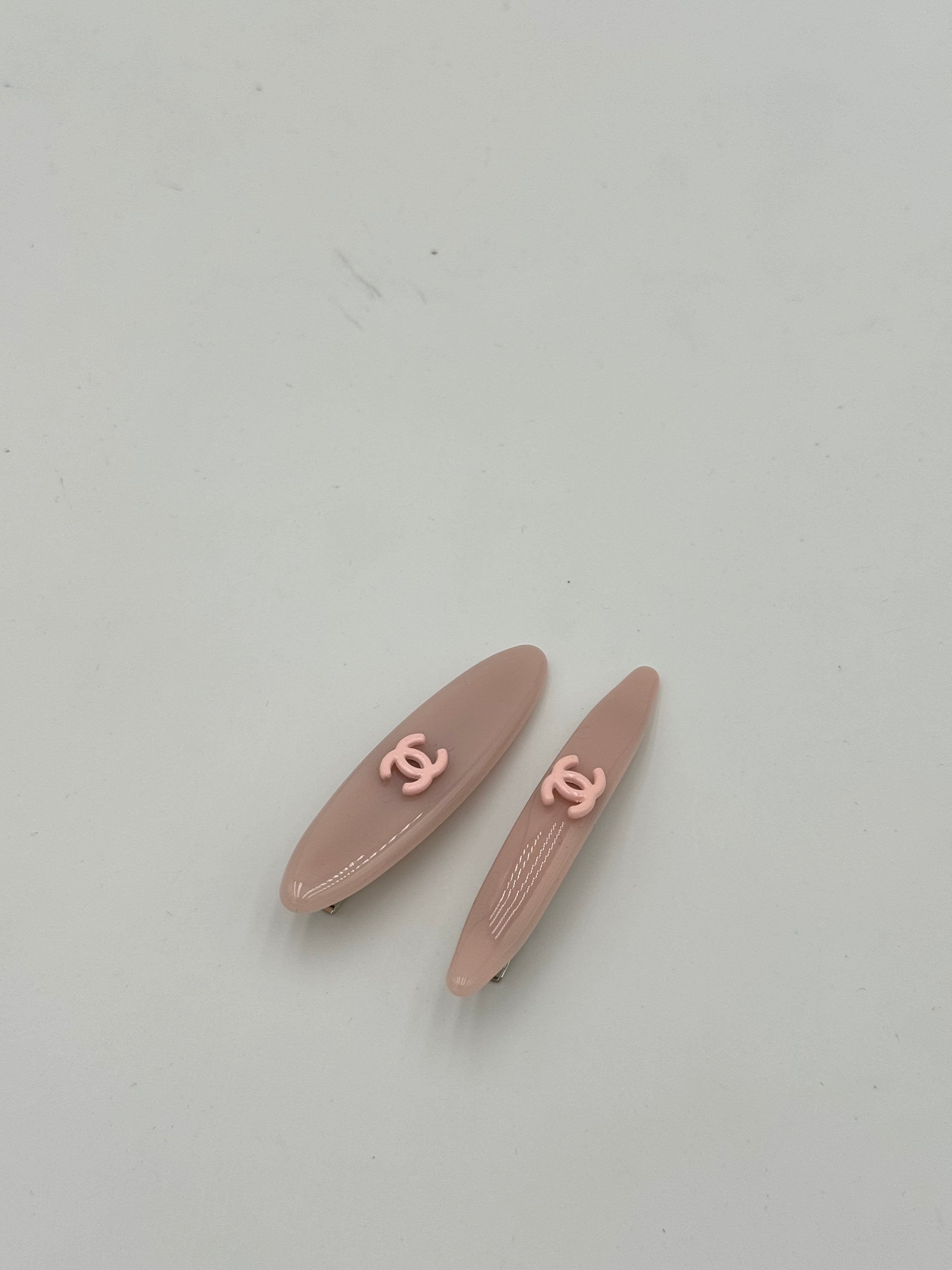 Coppia clip rosa