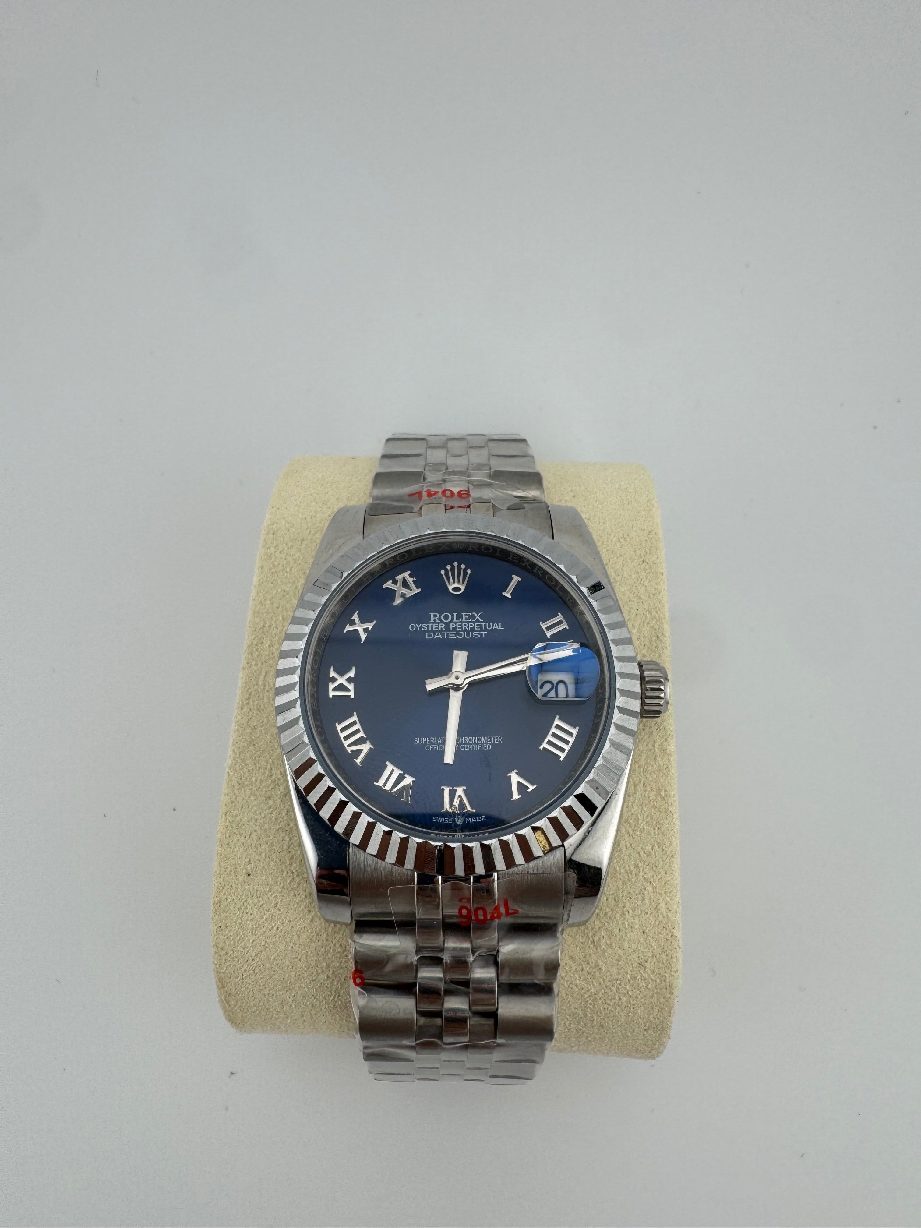 Orologio Rolli blu numeri romani