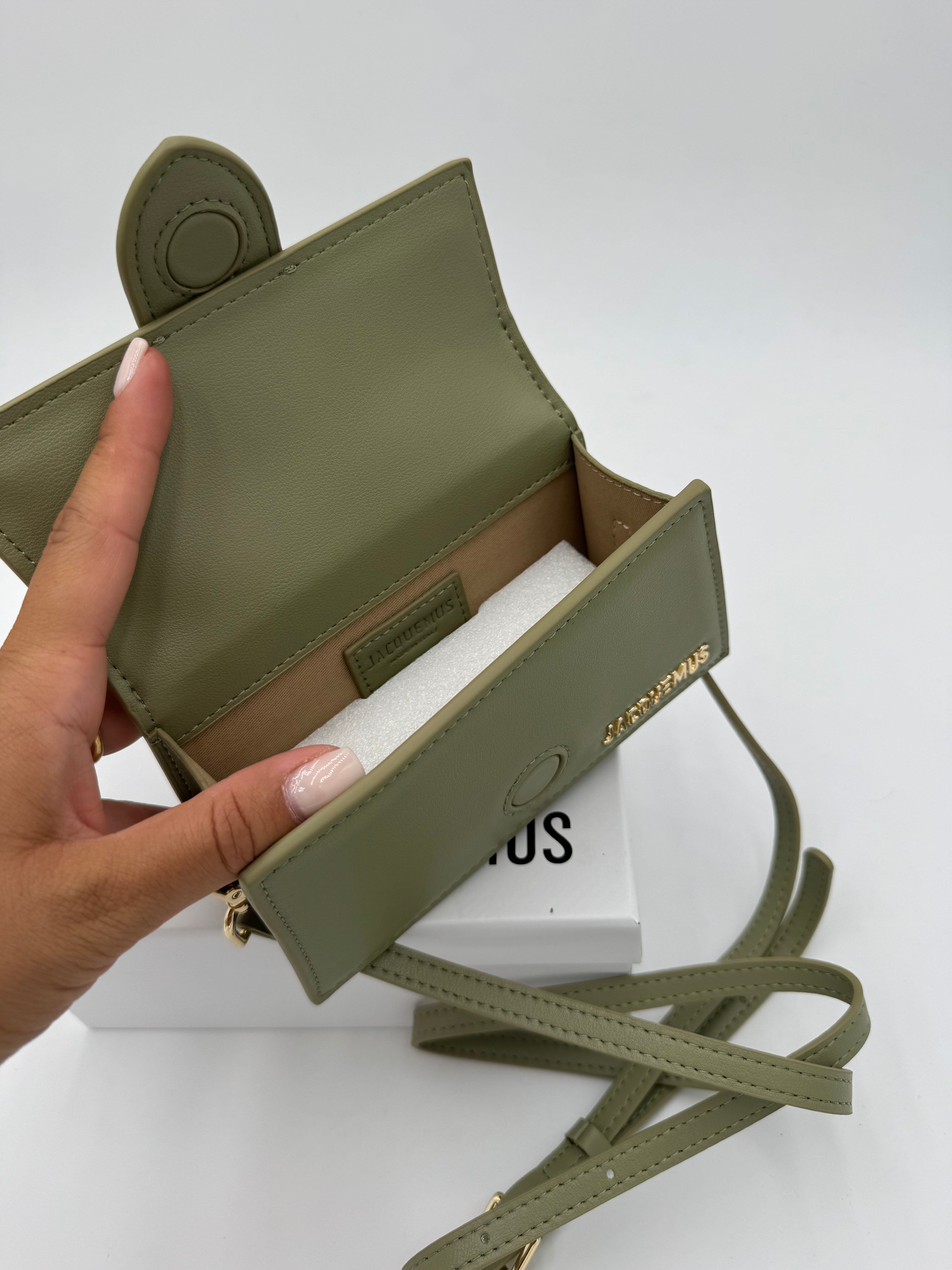Borsa verde menta 15 cm