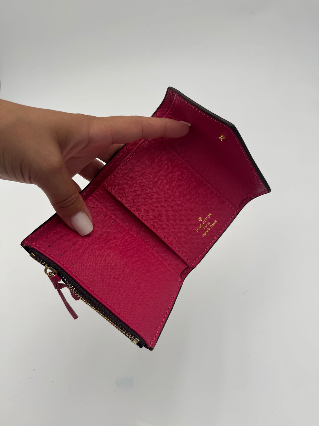 Mini portafoglio fucsia
