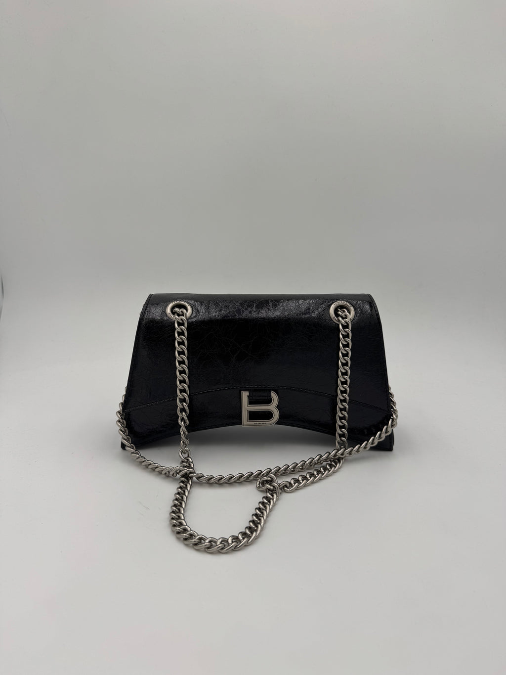 Borsa bale 23cm argento