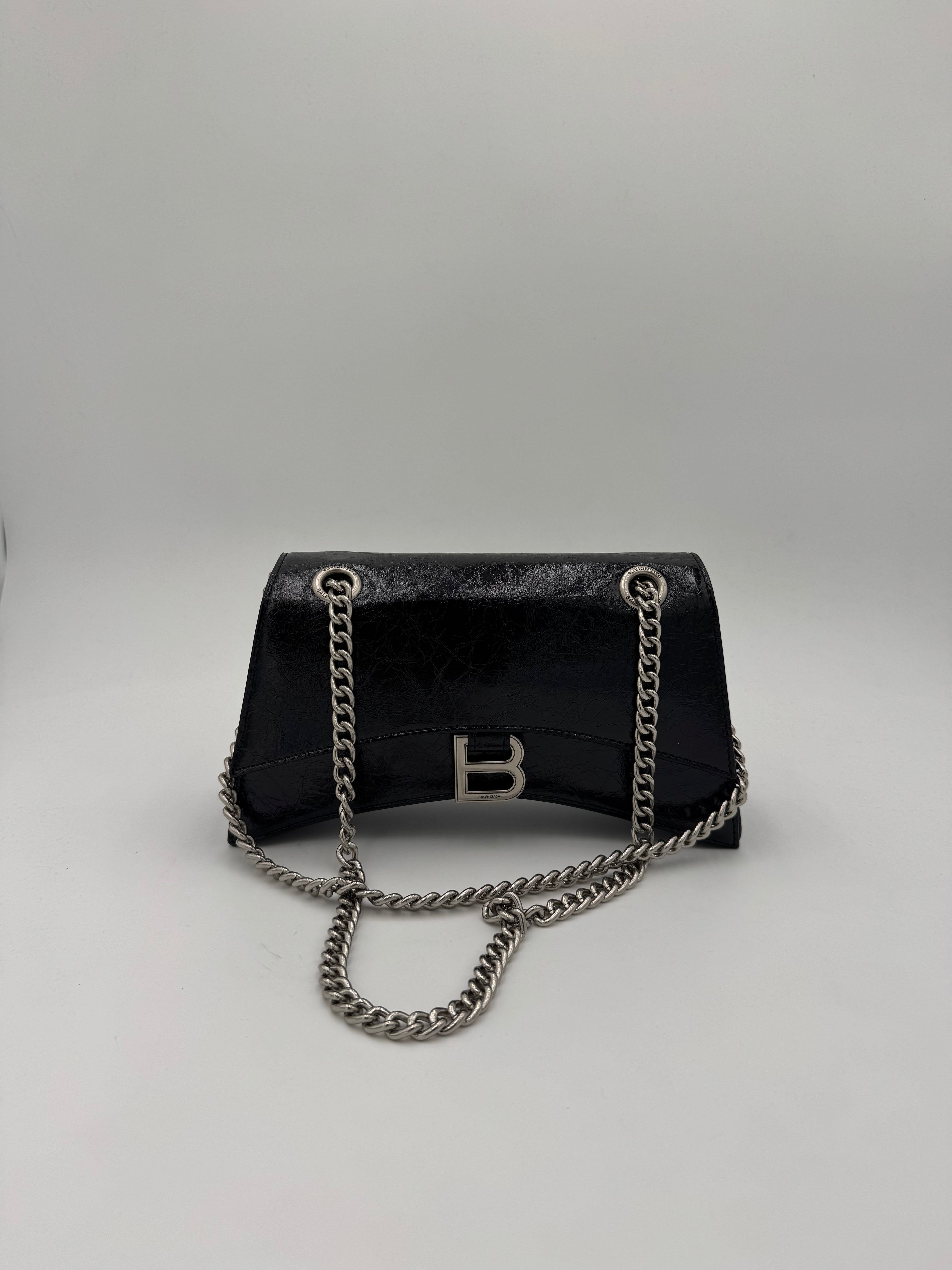 Borsa bale 23cm argento