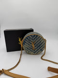 Borsa denim rotonda