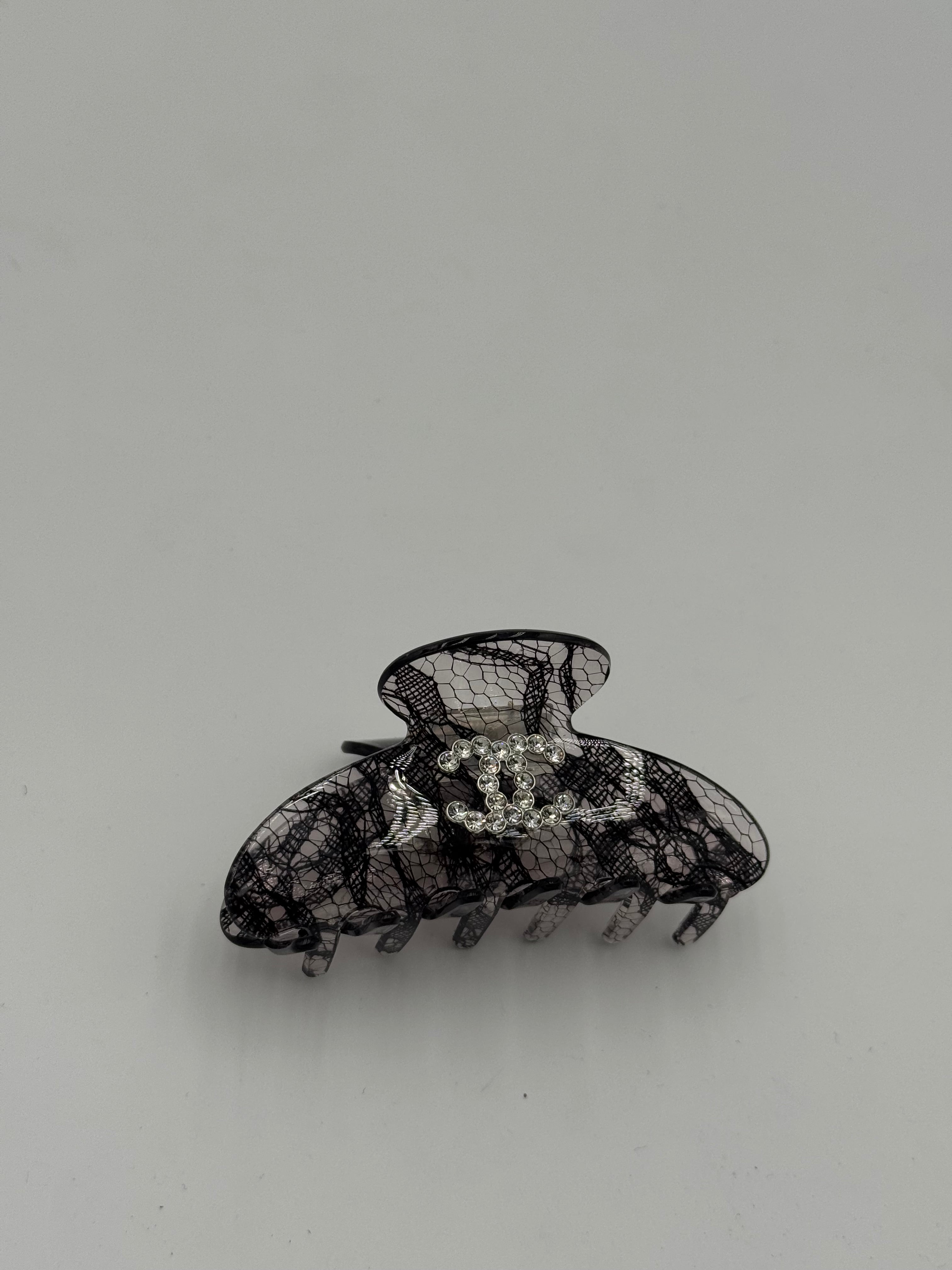 Molletta effetto merletto black